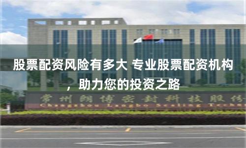 股票配资风险有多大 专业股票配资机构，助力您的投资之路